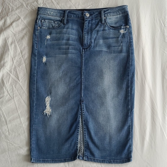 Black Orchid Pencil Skirt - Picture 1 of 3